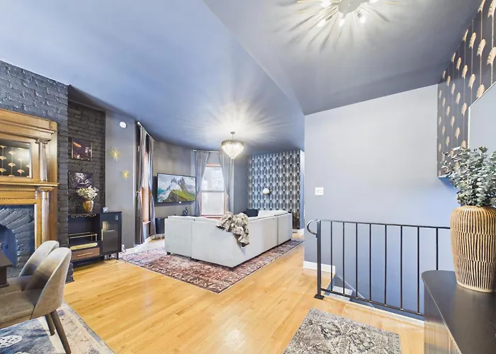 The Dakin Estate 4br Art Deco Speakeasy Duplex Apartamento